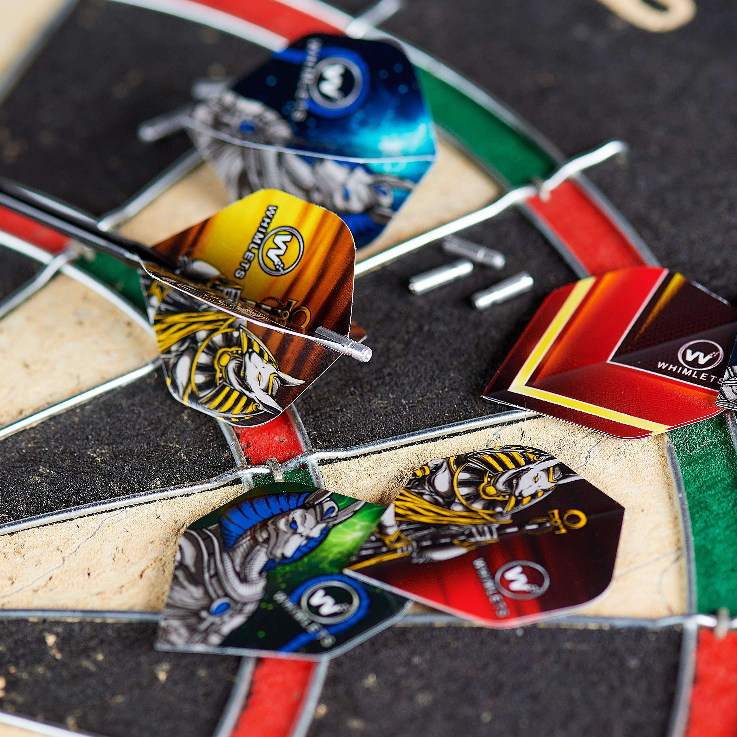 Whimlets Dart Flights and Accessories – Sets of Standard Shape Darts Flights with Flights Protectors, Darts Accessories Kit… 5