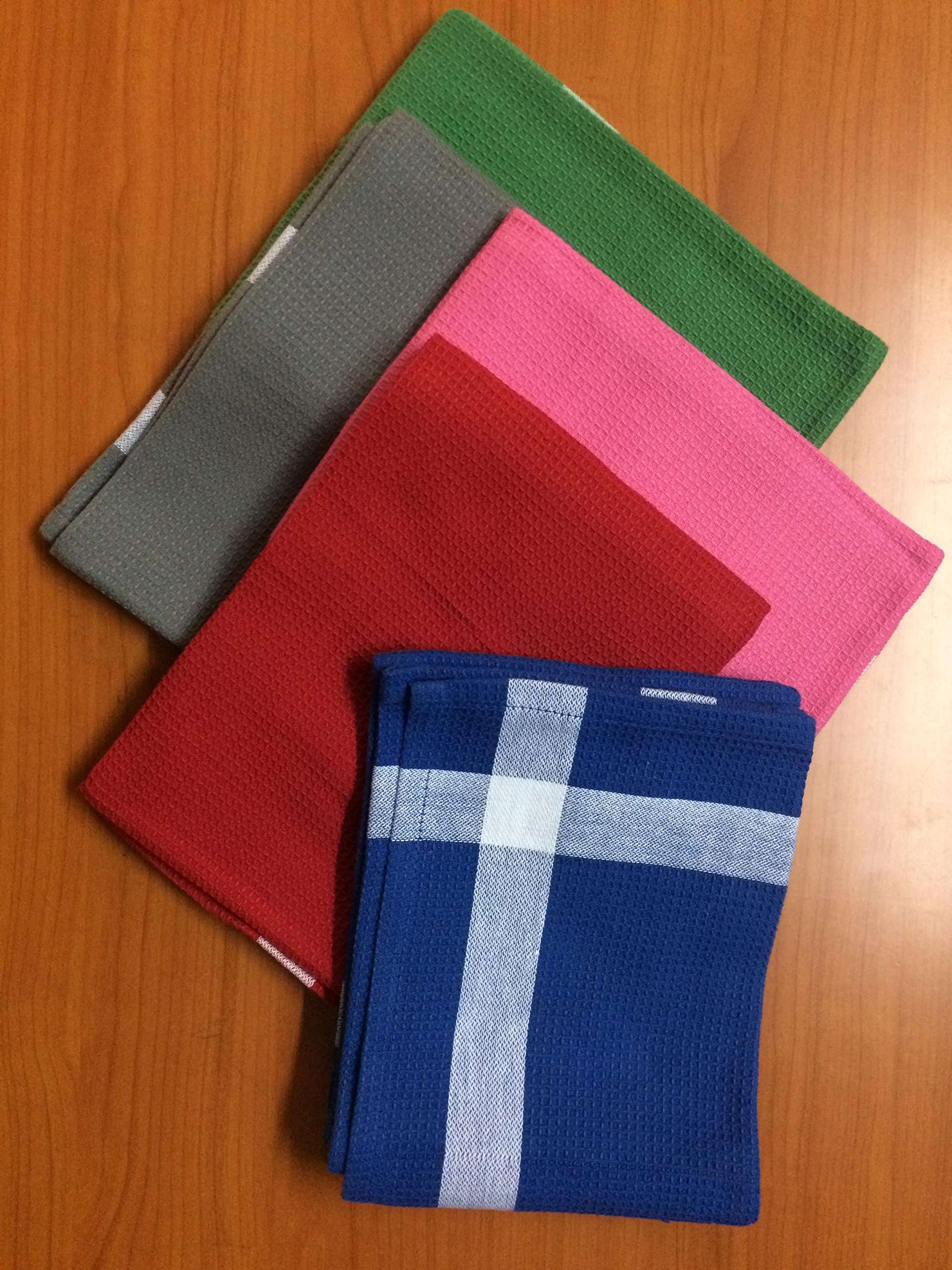 Madras Collections Hand Towels Face Towels Kitchen Towels 100% Cotton 20 x 28 Inches (Multi Colour 2) 2