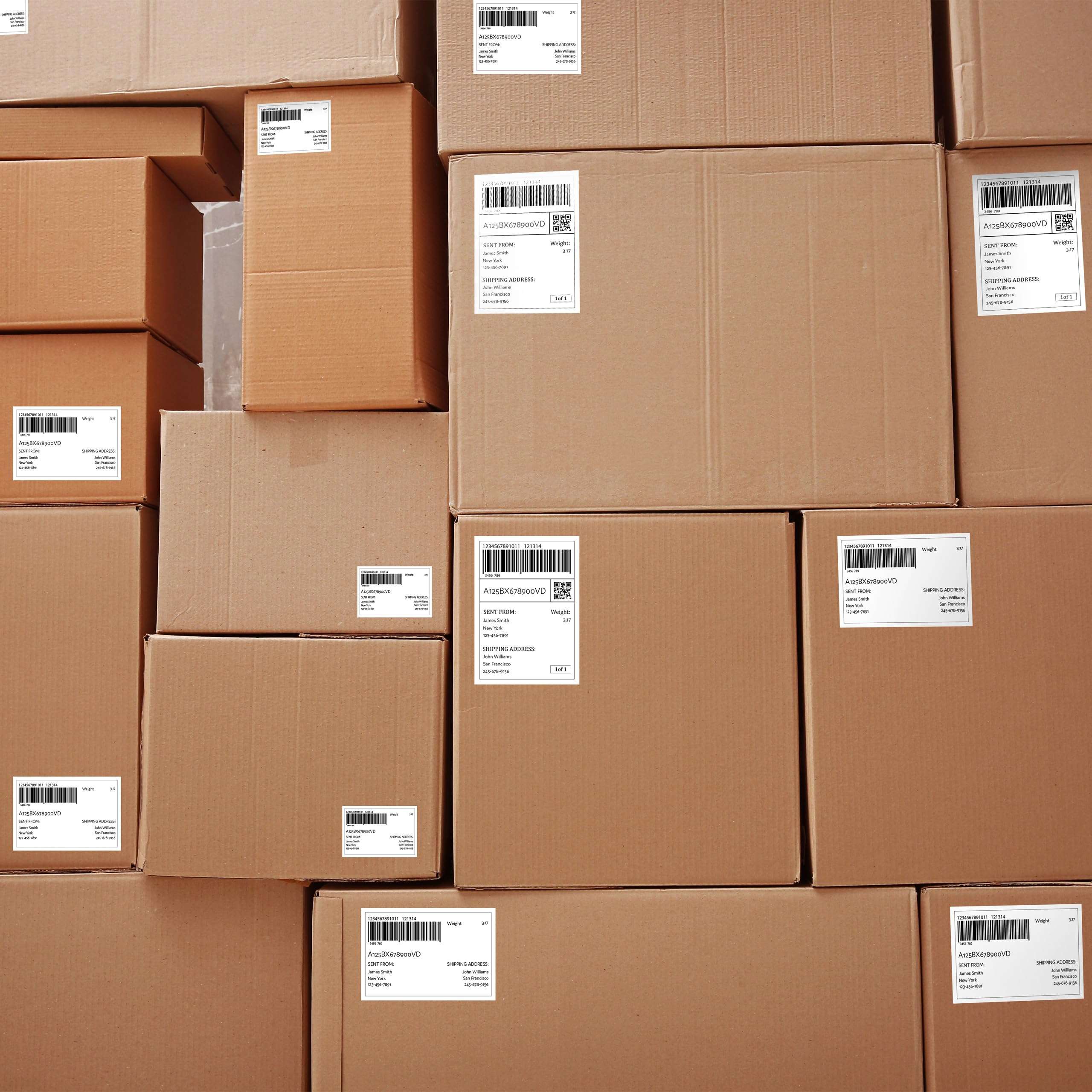 Kenco Premium White Address Shipping UPC Laser/Inkjet Labels Made in The USA (4" X 6" 200 Labels) 6