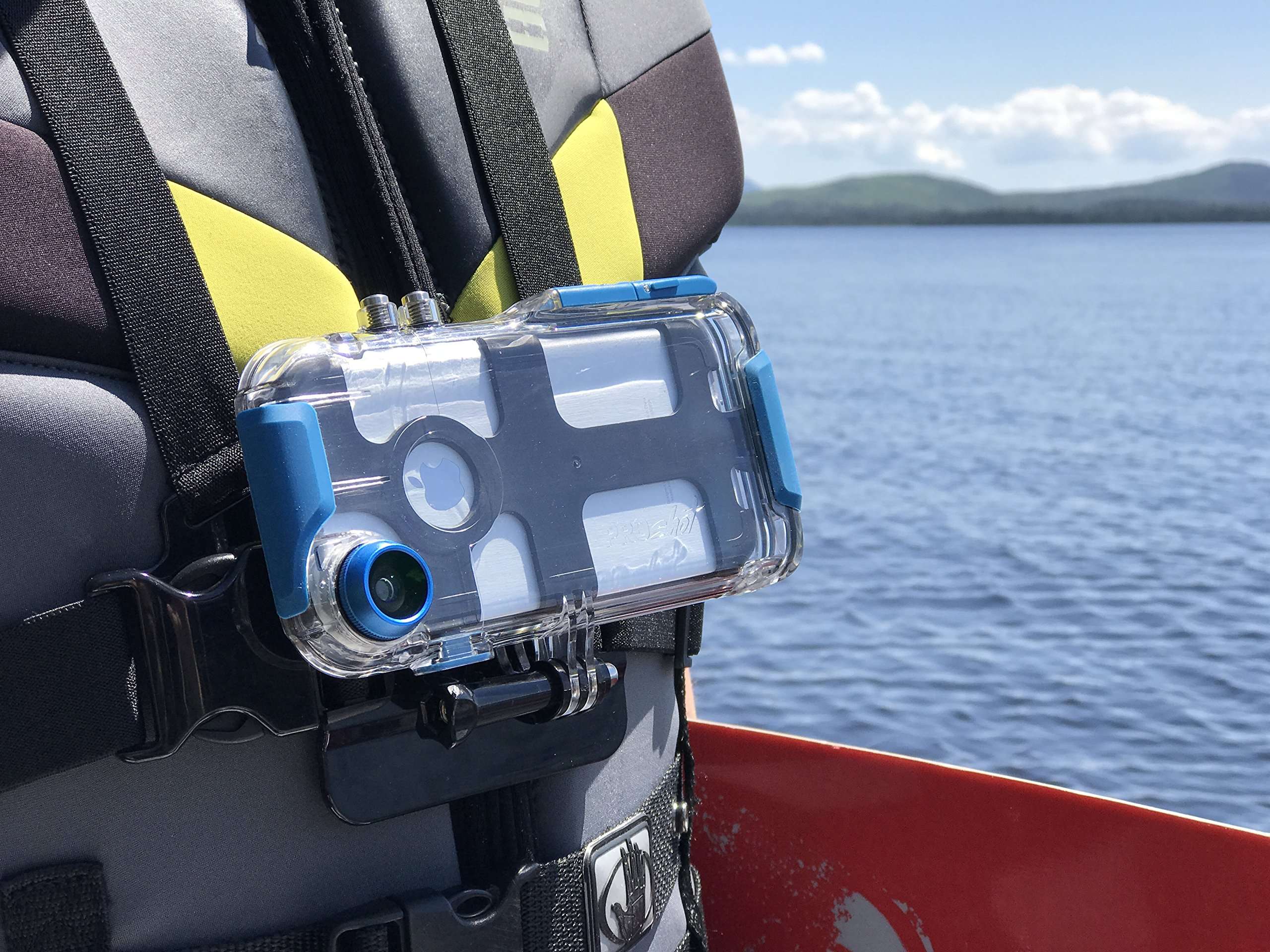 Pro Shot Touch - Waterproof Case Compatible with iPhone SE 2020, iPhone 8, and iPhone 7. Wide-Angle Lens Included. Camera App Included for Snorkeling and Diving Underwater Photography. 5