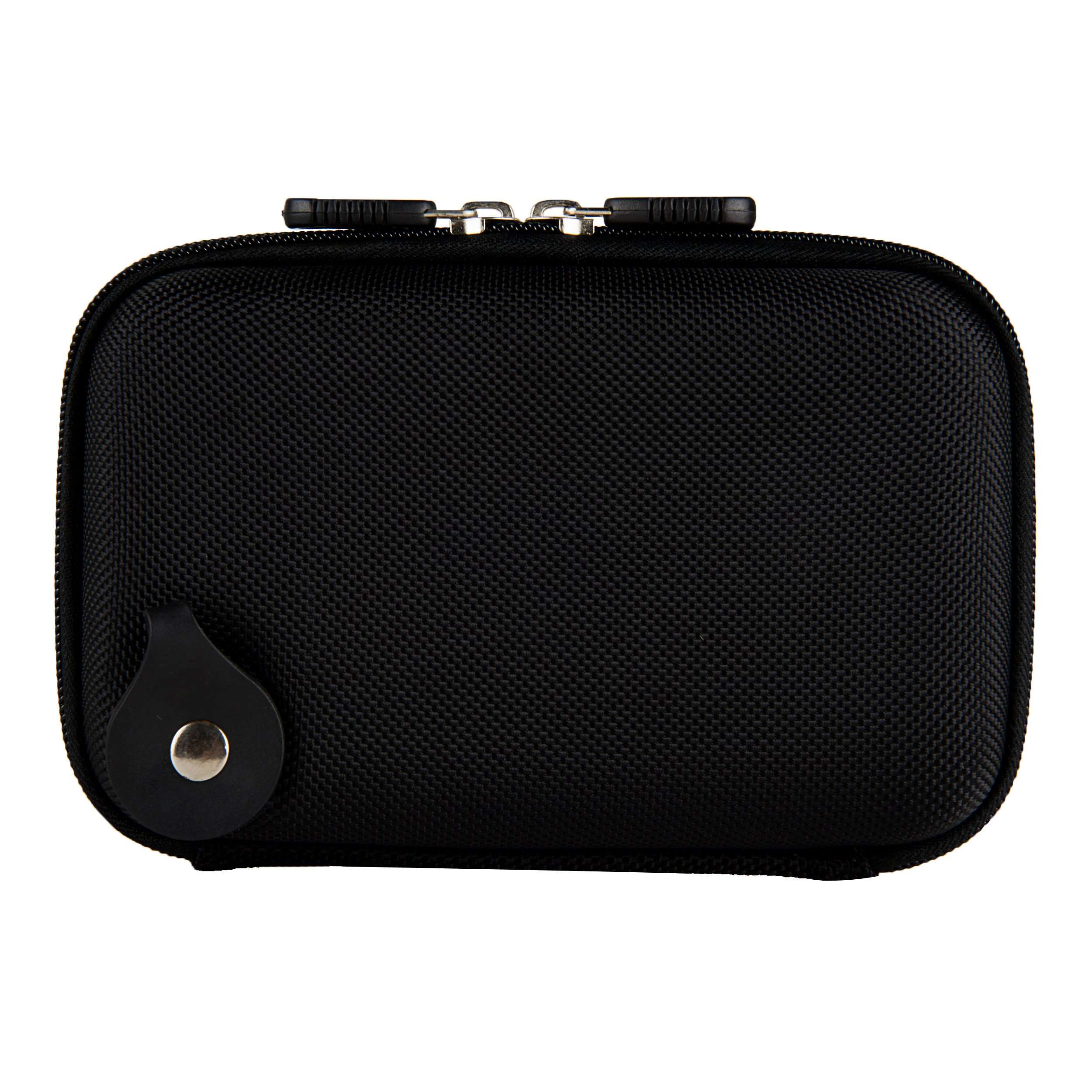 VanGoddy Premium Hard Shell Nylon Black Protective Case for Voice Caddie Swing SC100 and SC200 Swing Caddie 4