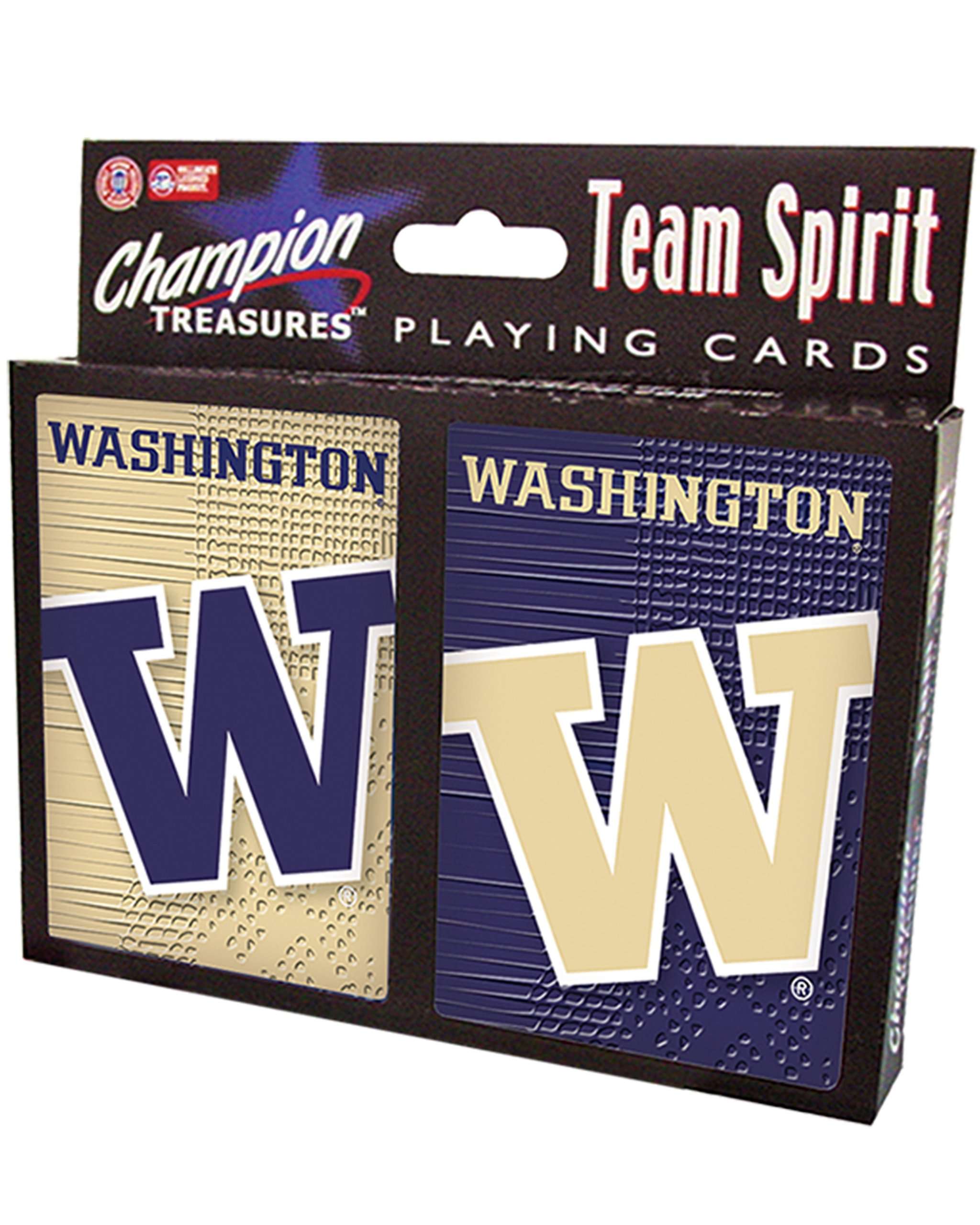 Champion Treasures Washington Huskies 2 Packs of Playing Cards