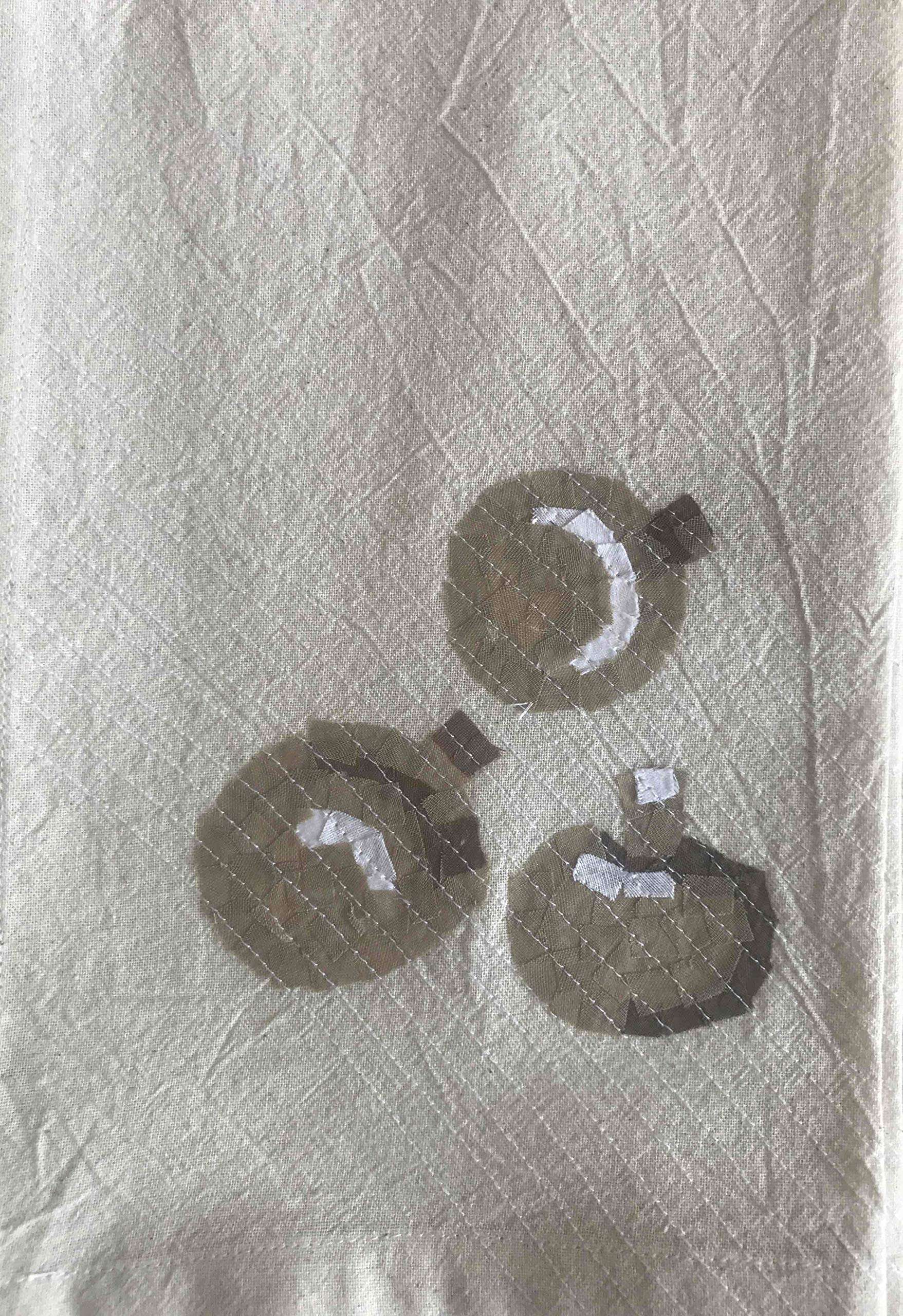 Calyz Textiles Beige Mushroom Kitchen Towel 1