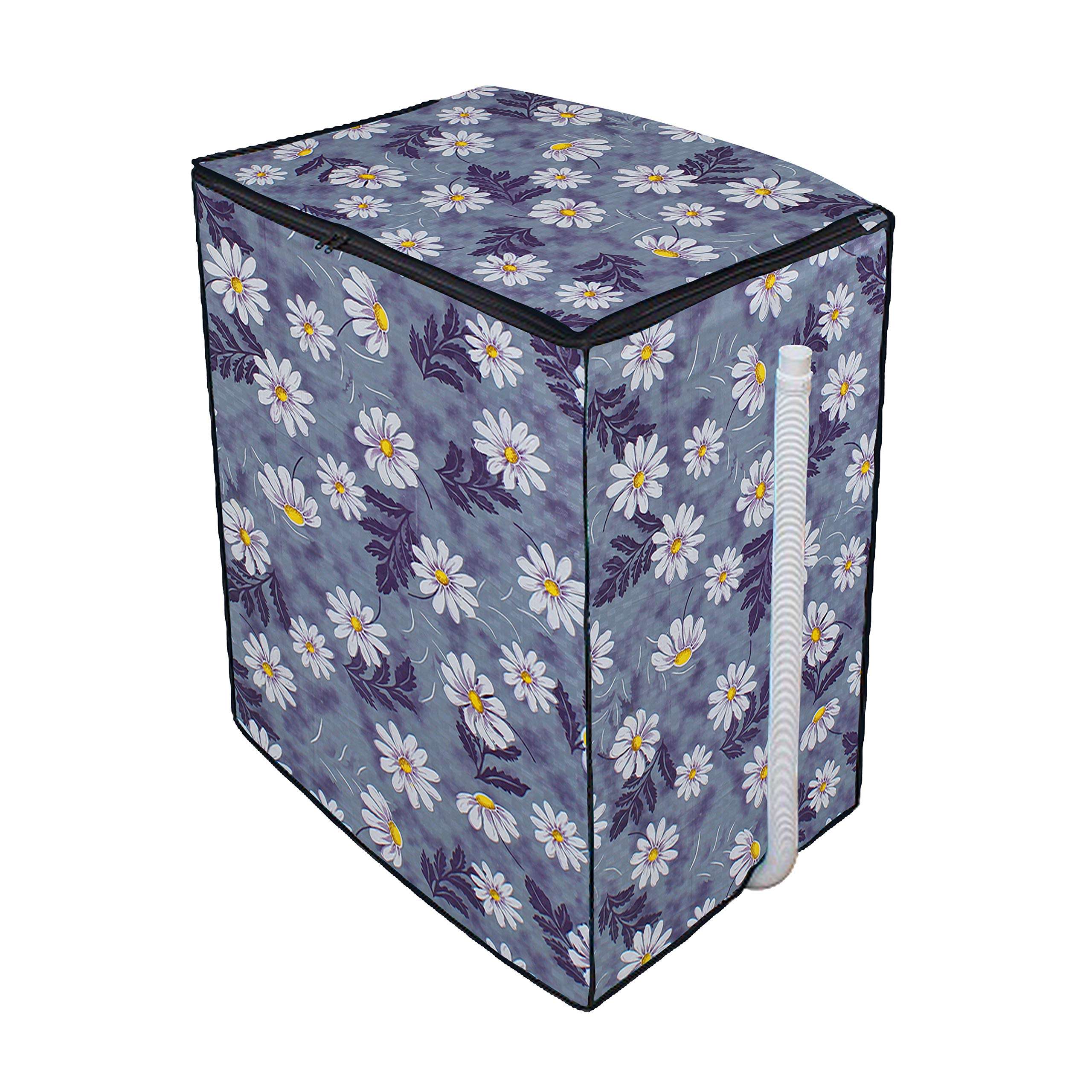 Wings Star Semi Automatic Washing Machine Cover for LG 8 KG Top Loading P8035SKMZ - Waterproof & Dustproof Cover KUM10 5