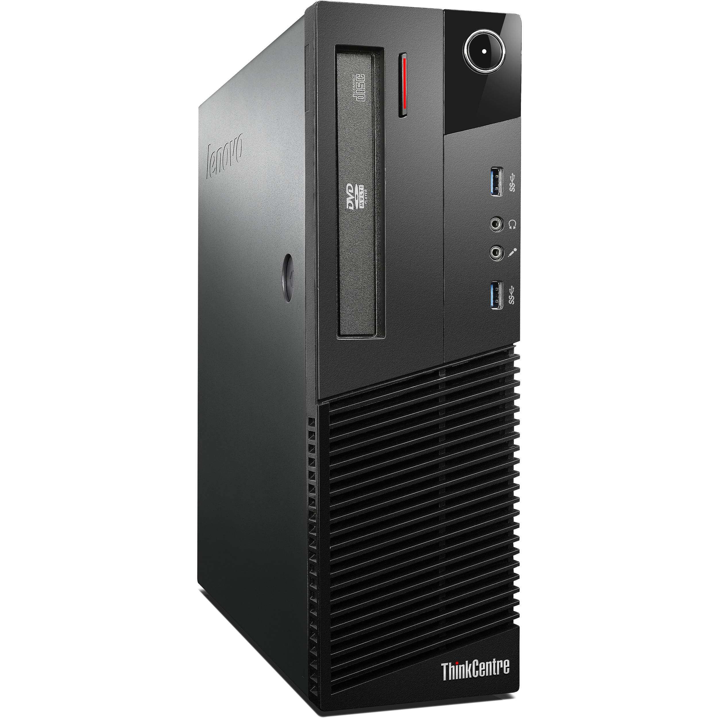 Lenovo ThinkCentre M83 Small Form Factor Desktop PC, Intel Quad Core i5-4670 up to 3.8GHz, 16G DDR3, 500G, WiFi, BT 4.0, DVD, Windows 10 64-Multi-Language Support English/Spanish/French (Renewed) 1