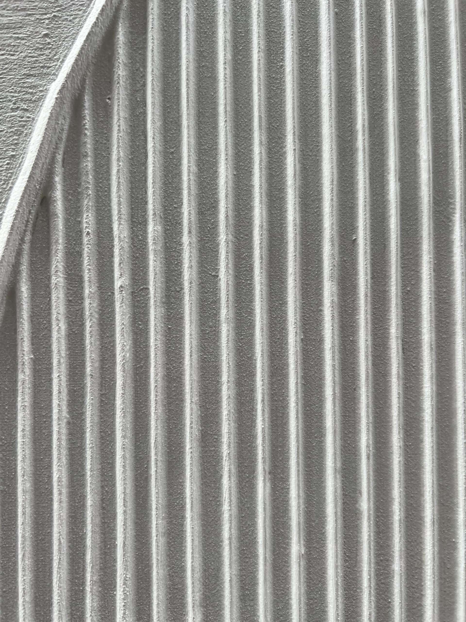 NANKAI Art Hand-Painted Thick Texture White Minimalist Oil Painting 45x30 inch Large Home Wall Decorative Art Oil Painting 4