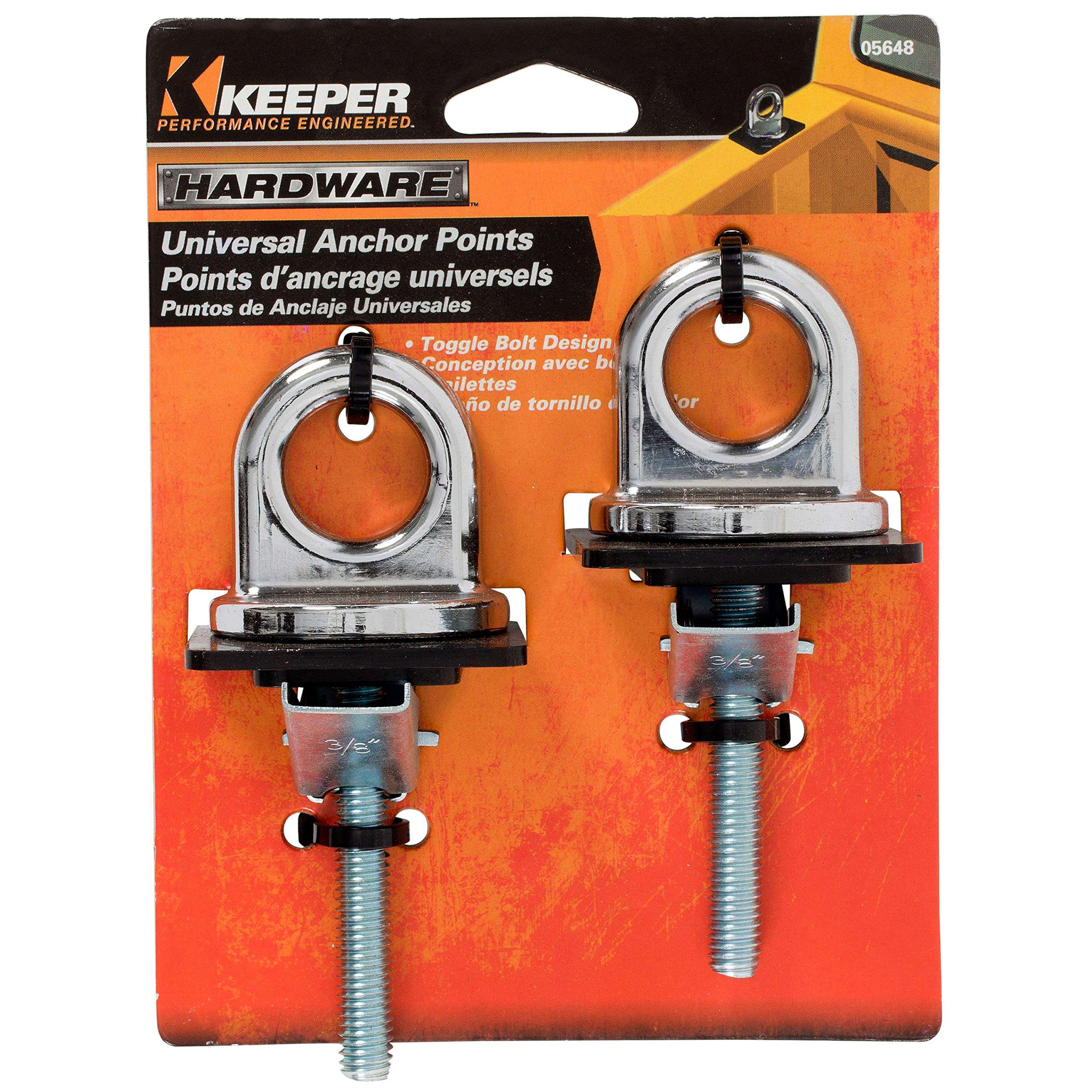 Keeper 05648 Chrome Anchor Point 2 Count 1