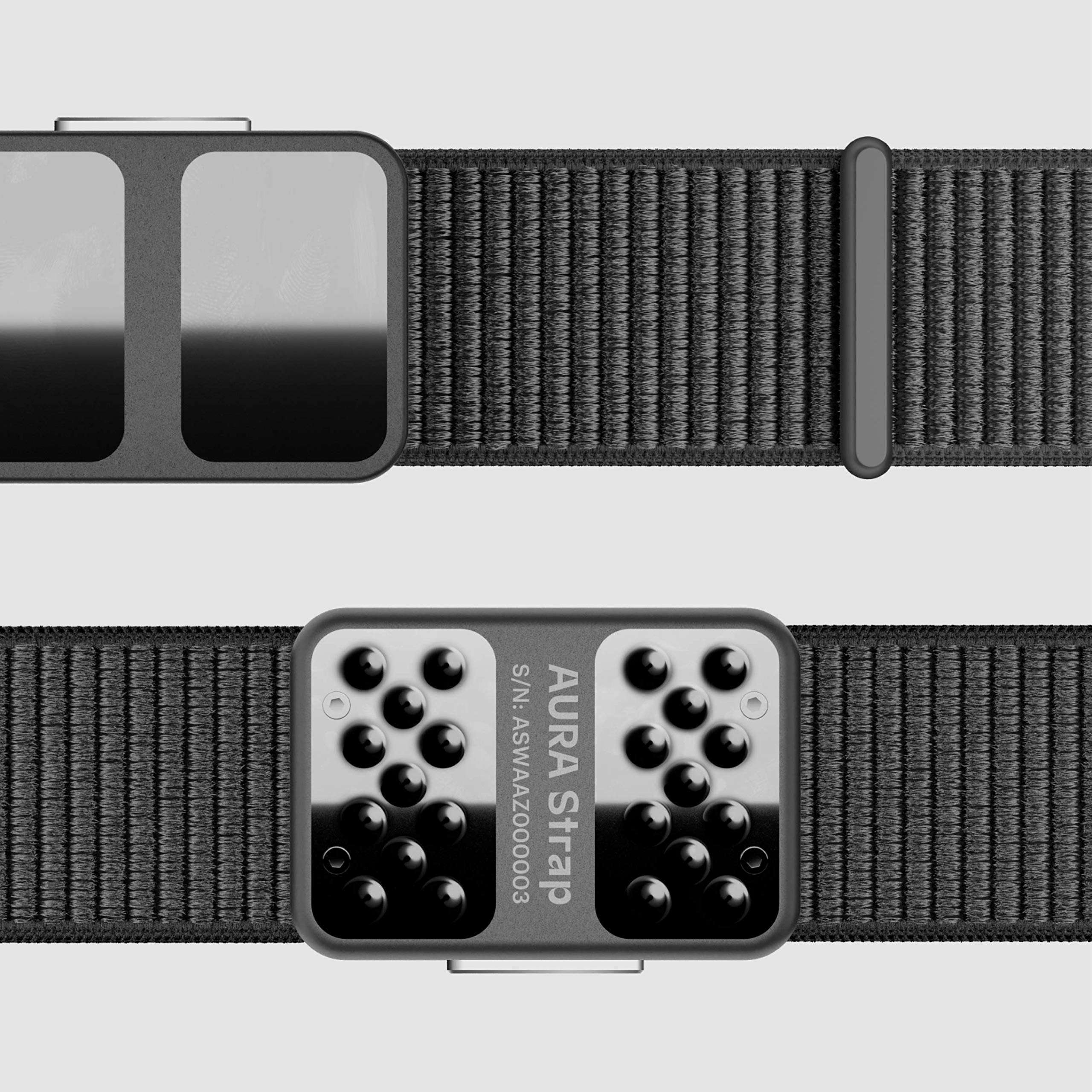 AURA Strap Body Composition and Hydration Level Fitness Tracker Band for Apple Watch Compatible, 42mm 44mm, Mint Green 5