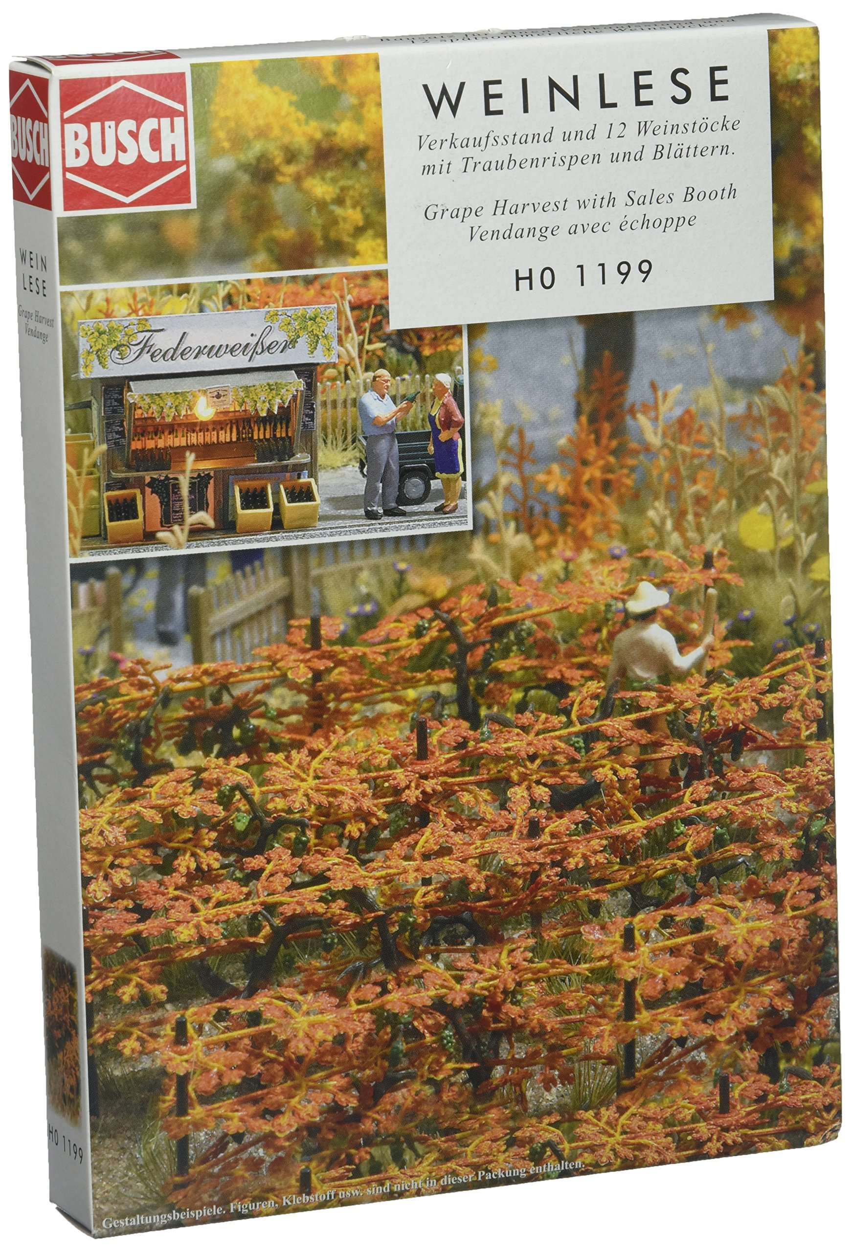 Busch 1199 Wine Harvest with Stand HO Structure Scale Model Structure