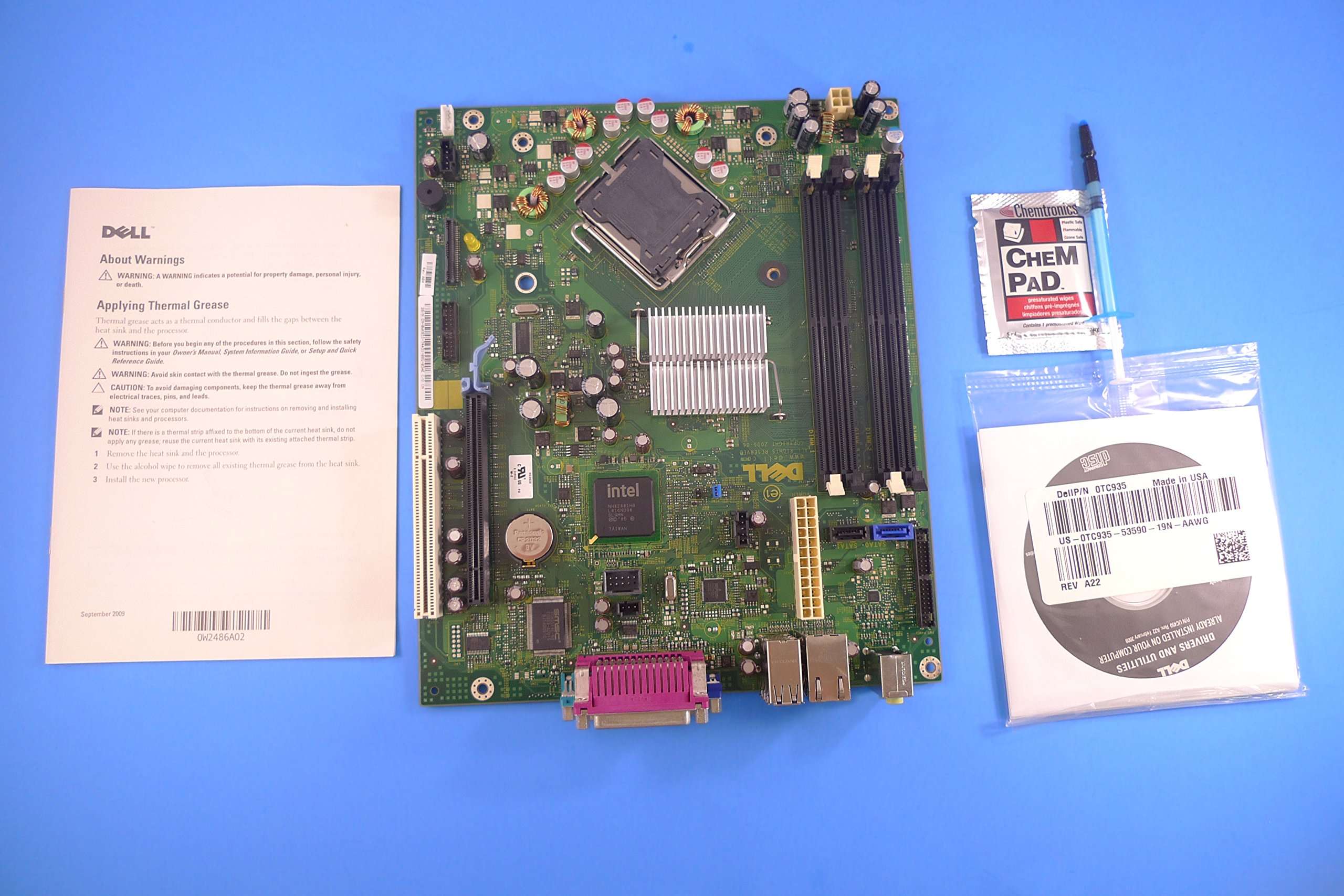 Genuine Dell WK833 MotherBoard For Dell Optiplex 745 SFF fits parts WK833, CY944, KY238, WF810, FT016, GX297, YJ136, XK943, KT234 4