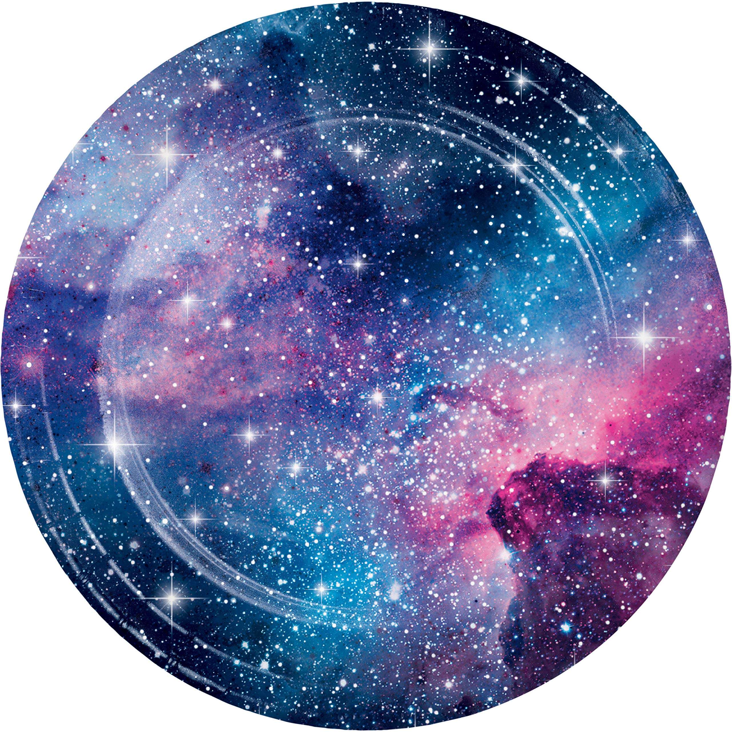 Creative Converting Galaxy Party Dinner Plates, 24 ct 1