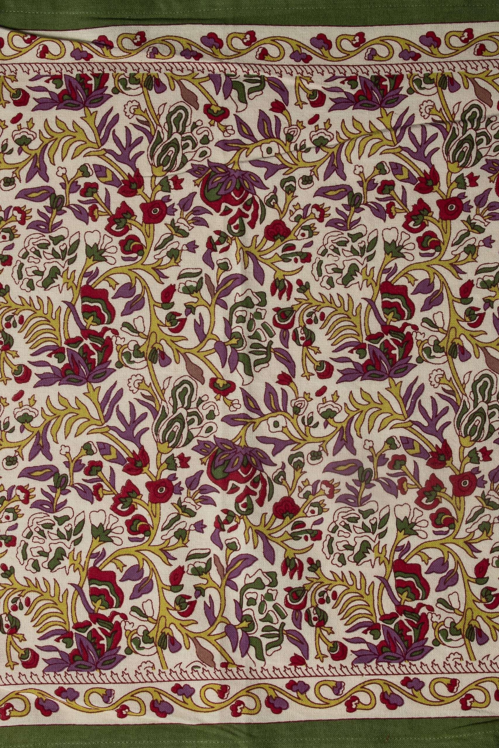 CONTRAST LIVING mUNA Hand Block Printed Kitchen Towel/Dish Towel/Hand Towel Multi Color Set of 3 Pcs 2