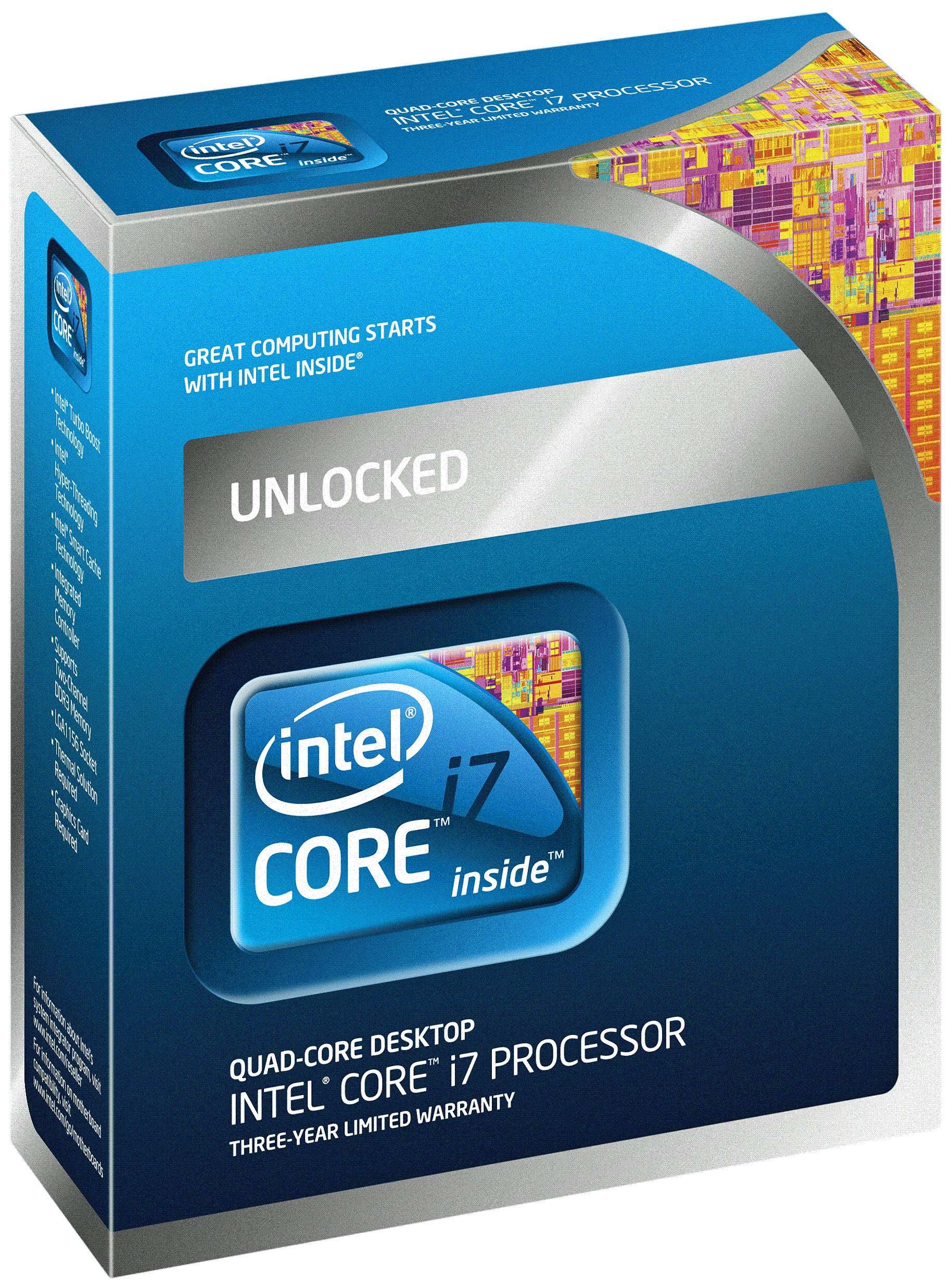 Intel Core i7-875K Processor 2.93 GHz 8 MB Cache Socket LGA1156