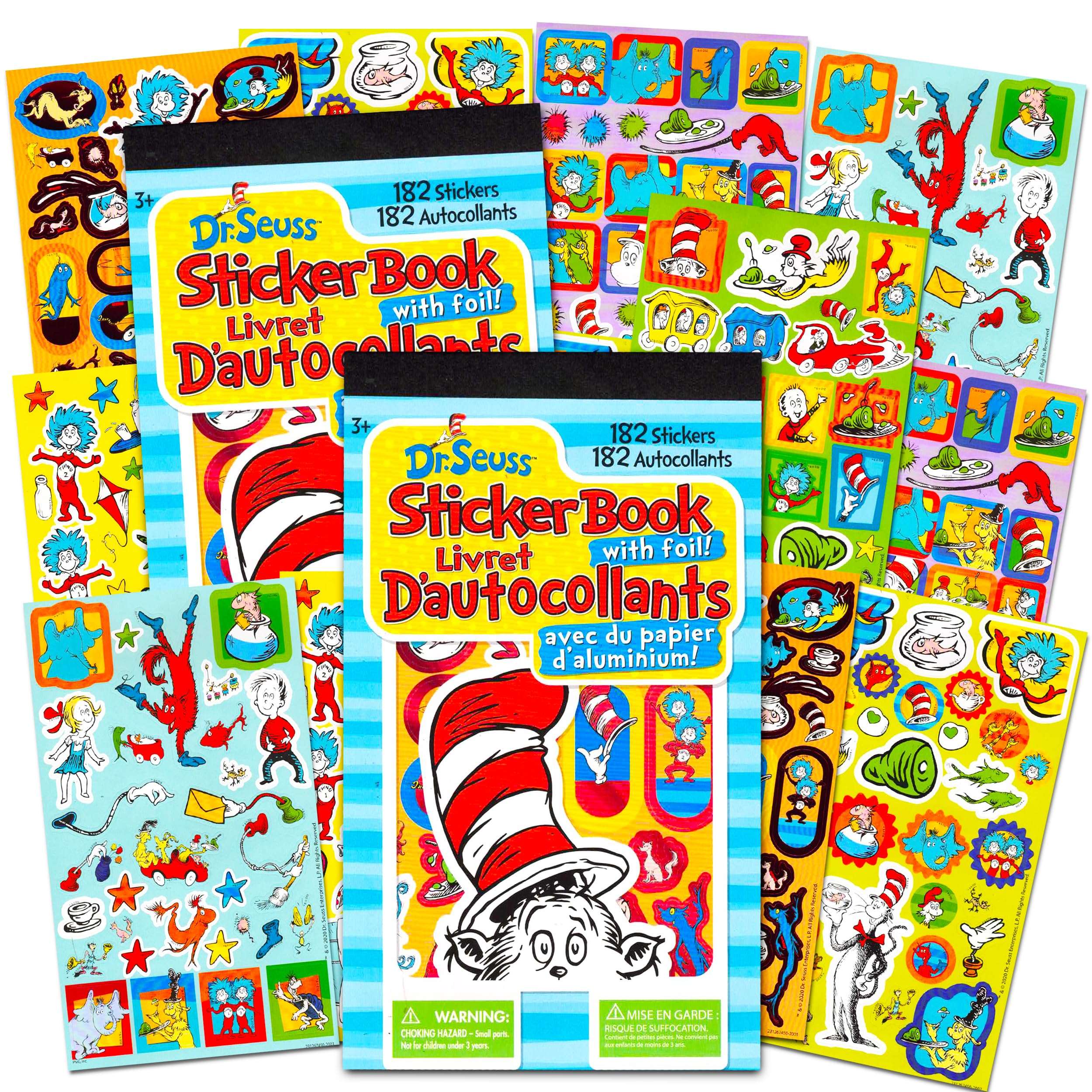 Dr. Seuss Reward Sticker Set Dr Seuss School Supplies Bundle - Ultimate 700+ Dr Seuss Stickers Dr Seuss Decorations for Dr Seuss Reward Cards (Dr. Seuss Decorations Classroom) 2
