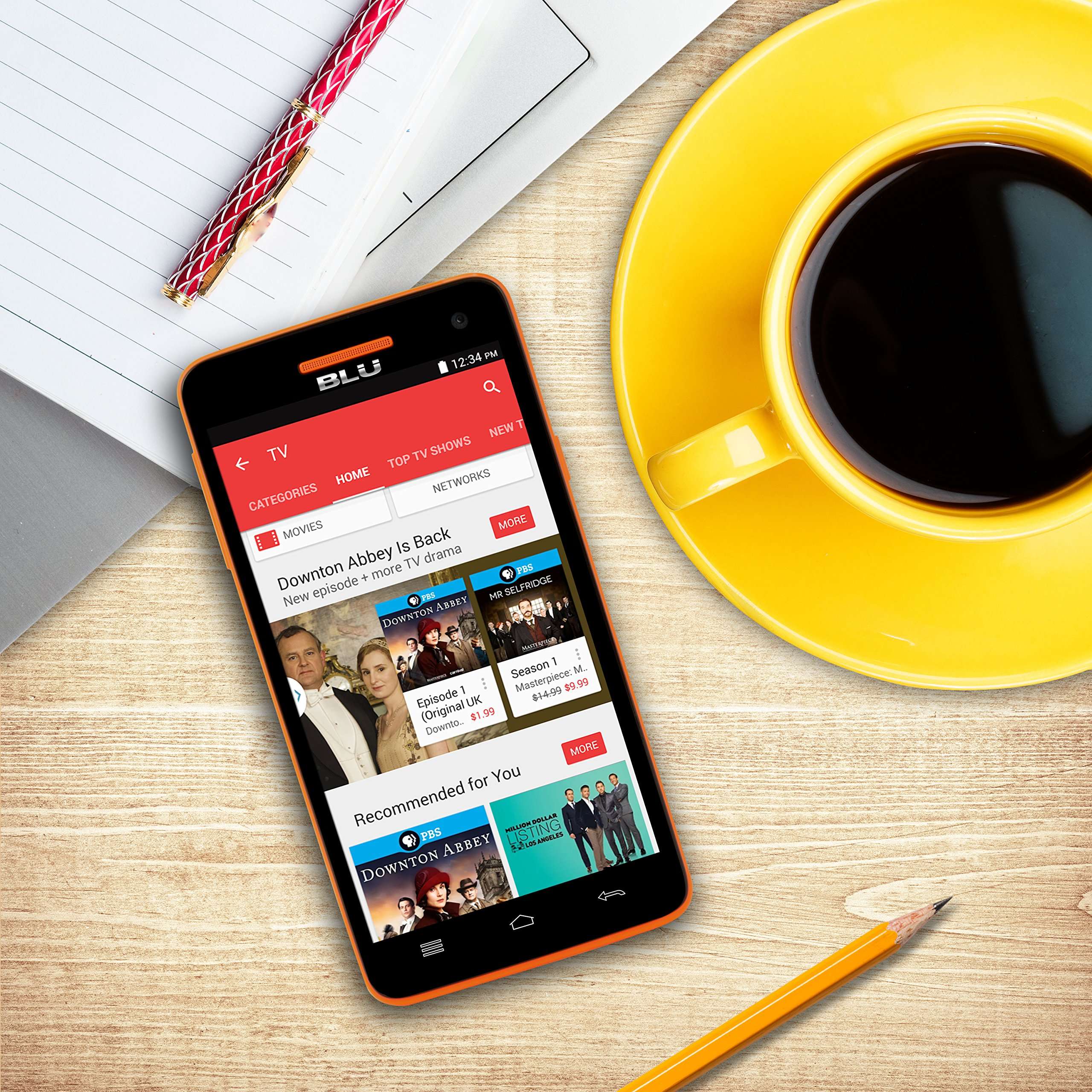 BLU Studio 5.0 C HD Smartphone - Unlocked - Orange 5