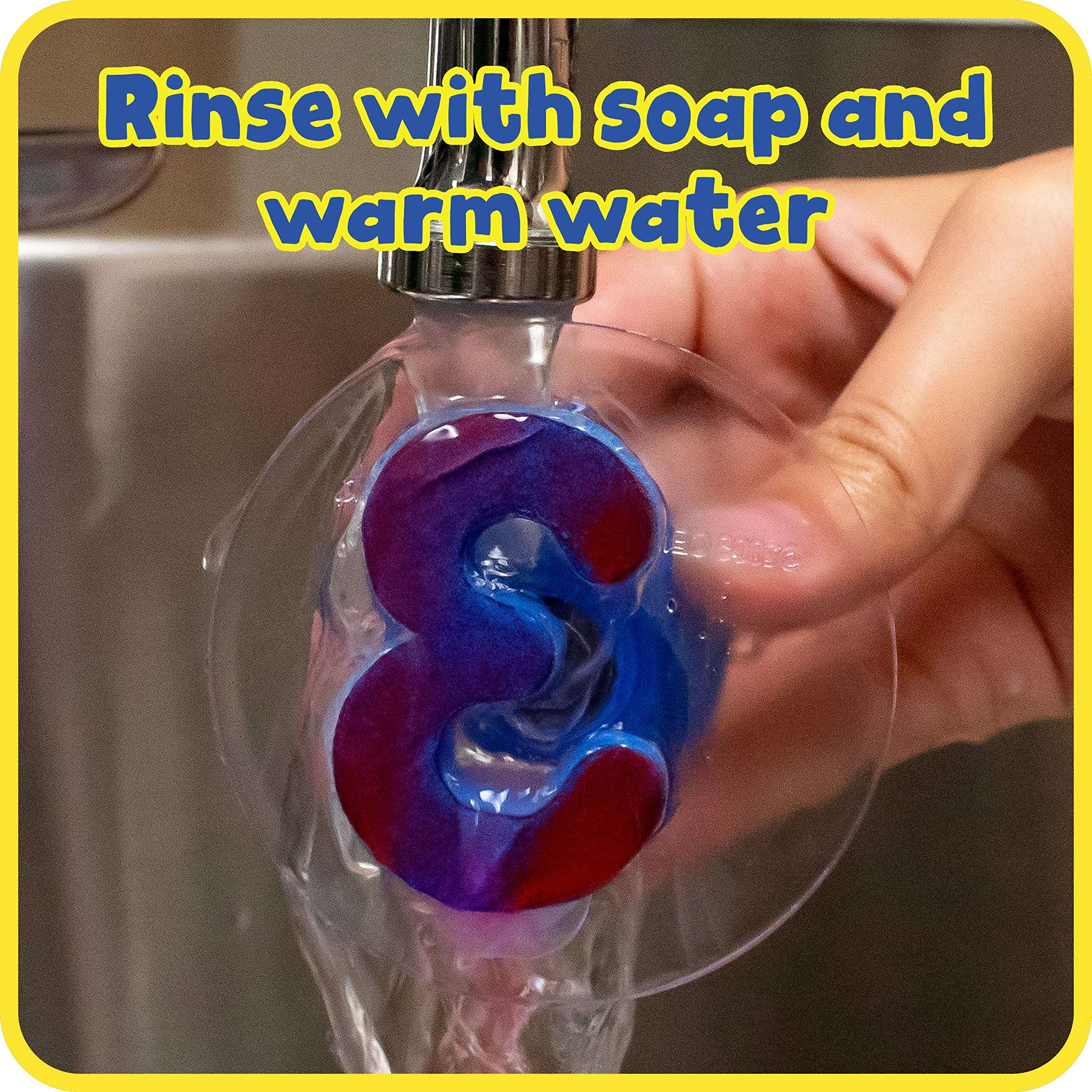 READY 2 LEARN Giant Stampers - Numbers 0-9 - Set of 10 - Easy to Hold Foam Stamps for Kids - Arts and Crafts Stamps for Displays, Posters, Signs and DIY Projects 6