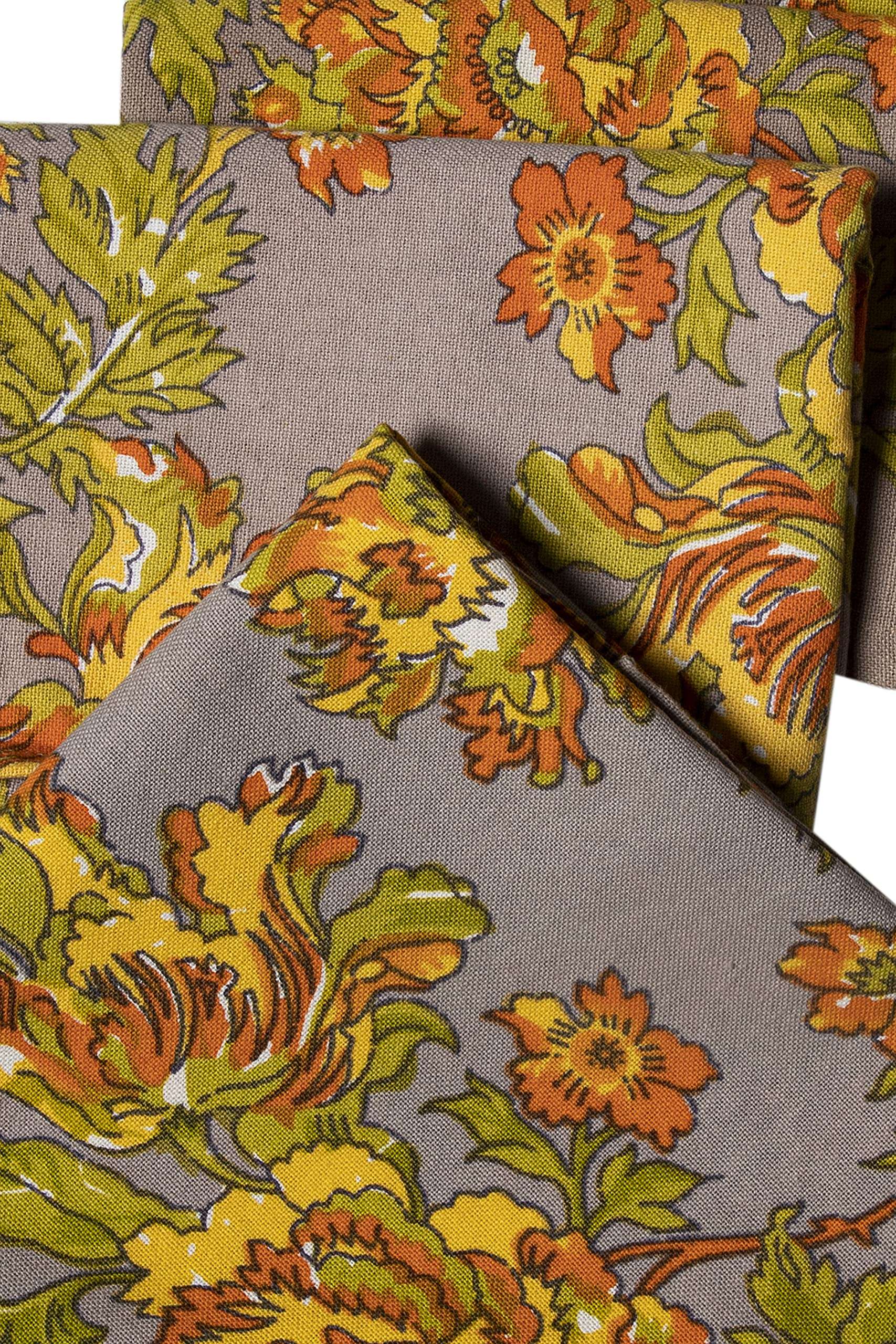 CONTRAST LIVING Parshant Hand Block Printed Kitchen Towel/Dish Towel/Hand Towel Multi Color Set of 3 Pcs 2