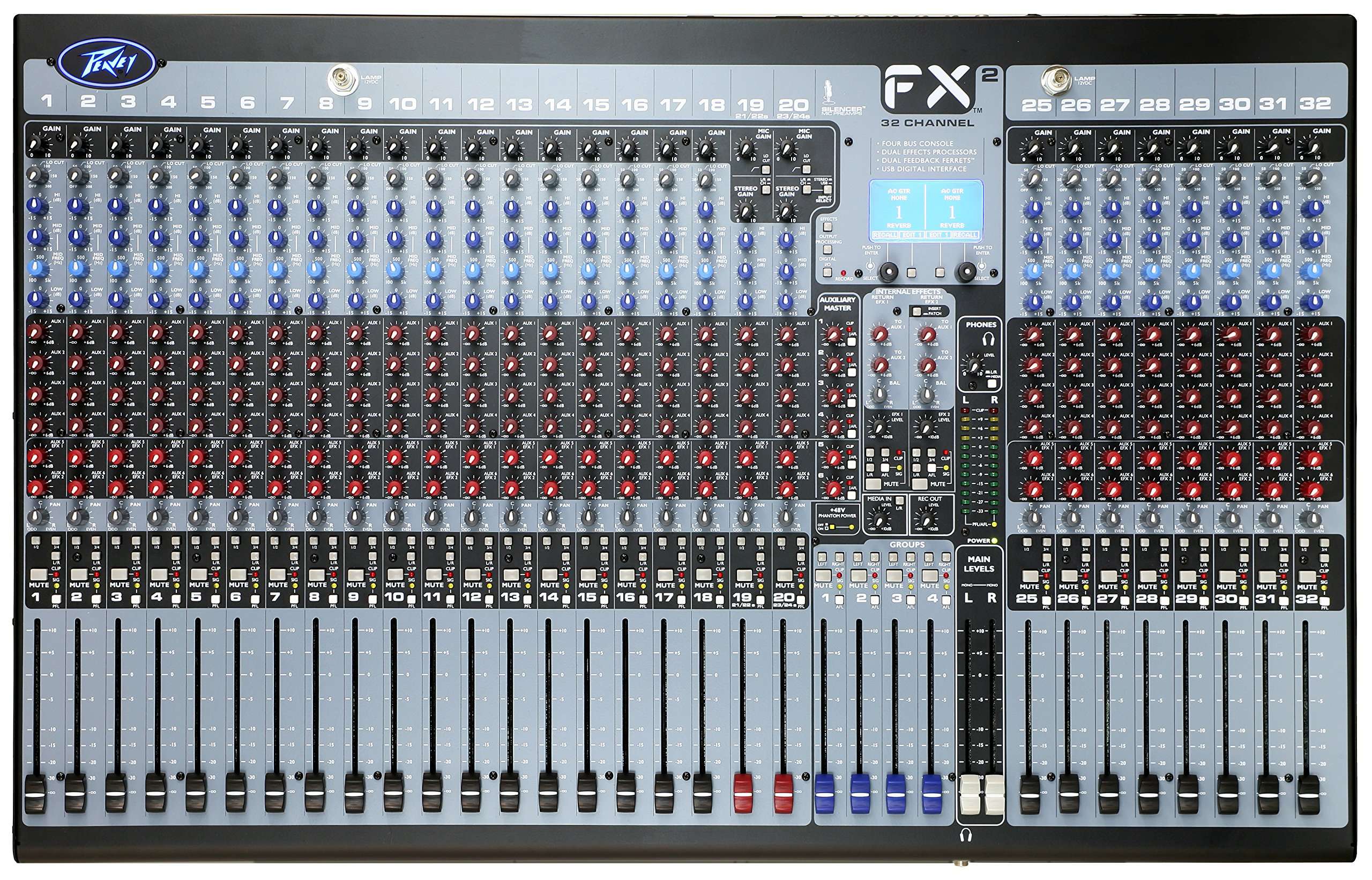 Peavey FX 2 32-Channel Analog Mixer with Versatile Mixing Capabilities 3