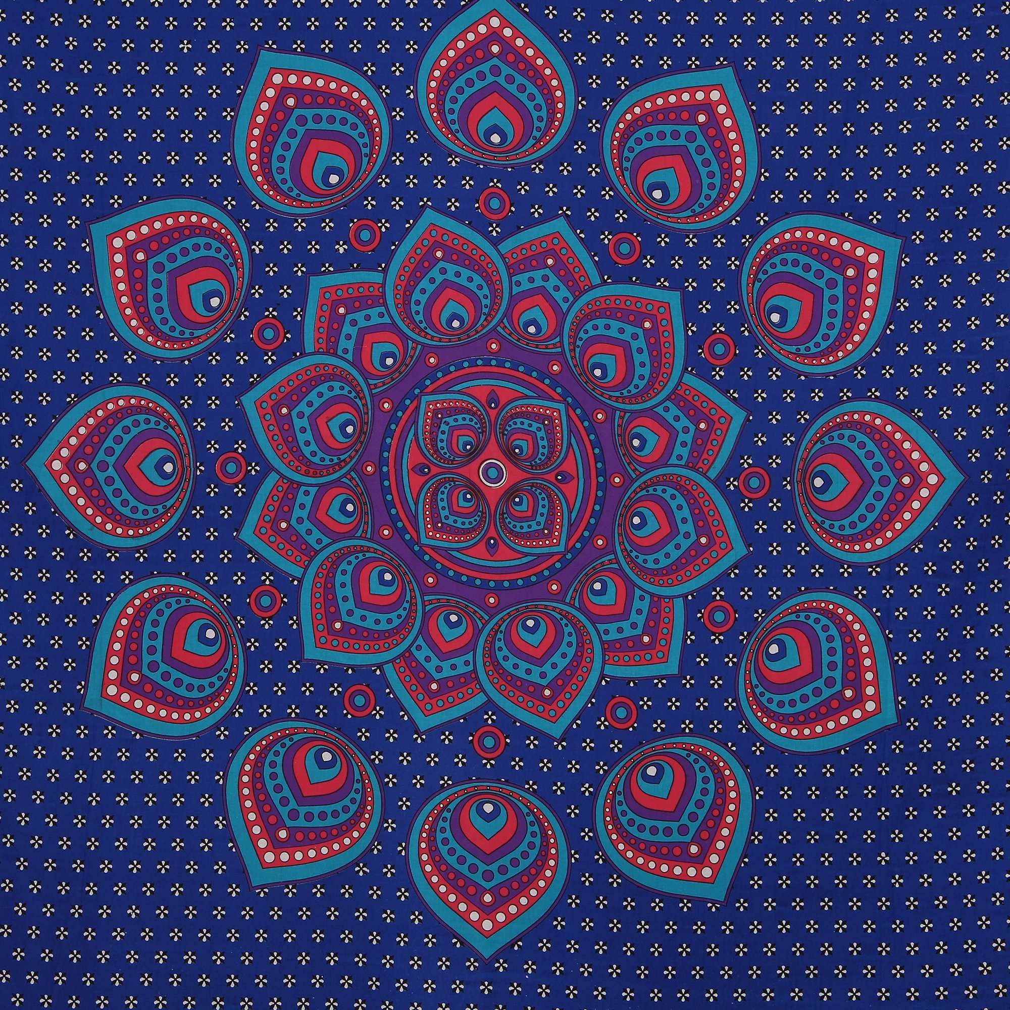 Ubania Collection Jaipur Prints Rajasthani Bedsheet Offer 100% Cotton Comfort Rajasthani Jaipuri Traditional 1 Double Bedsheets with 2 Pillow Cover 4