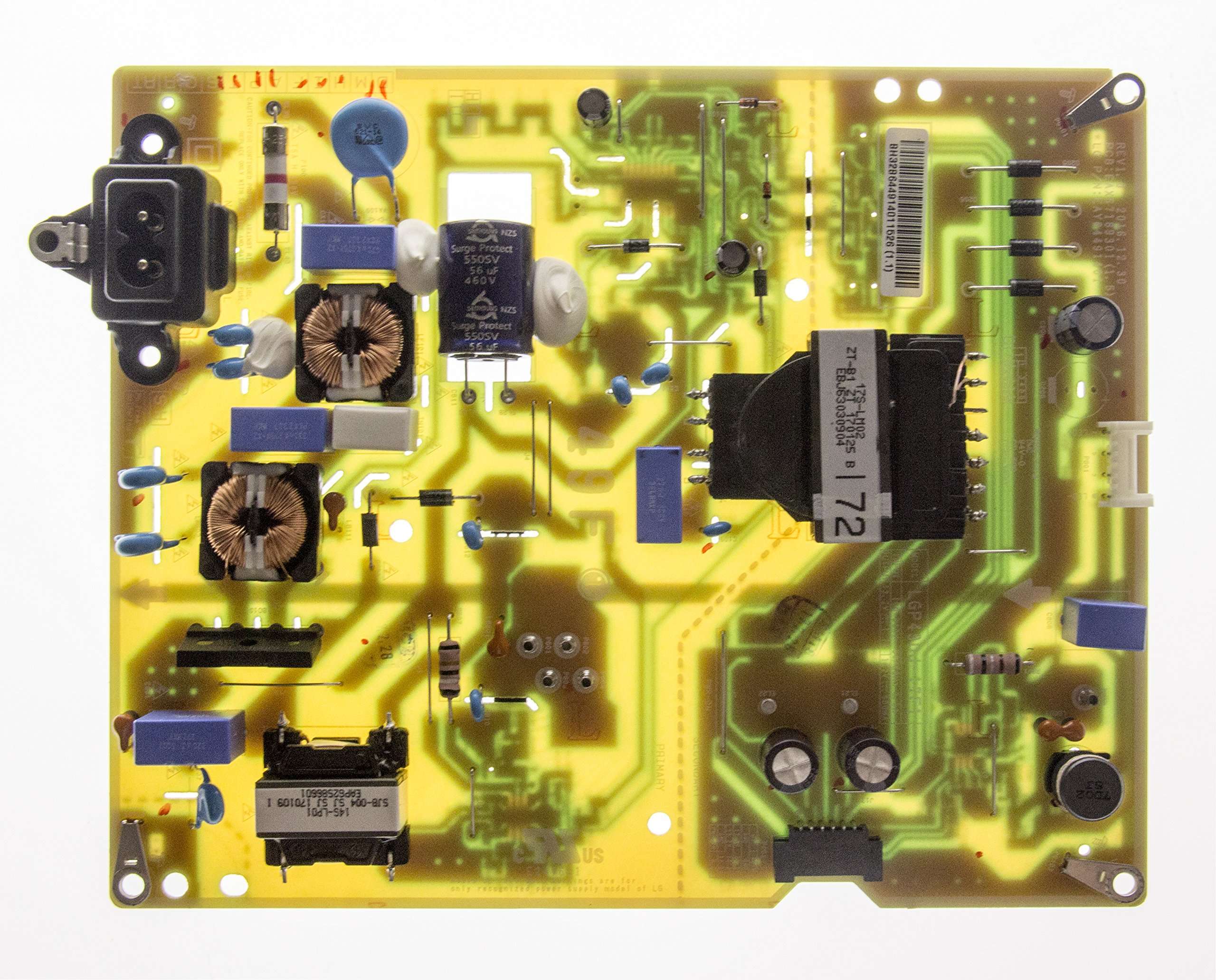 TEKBYUS EAY64491401 Power Supply Board for 49LJ5500-UA 49LJ550M-UB