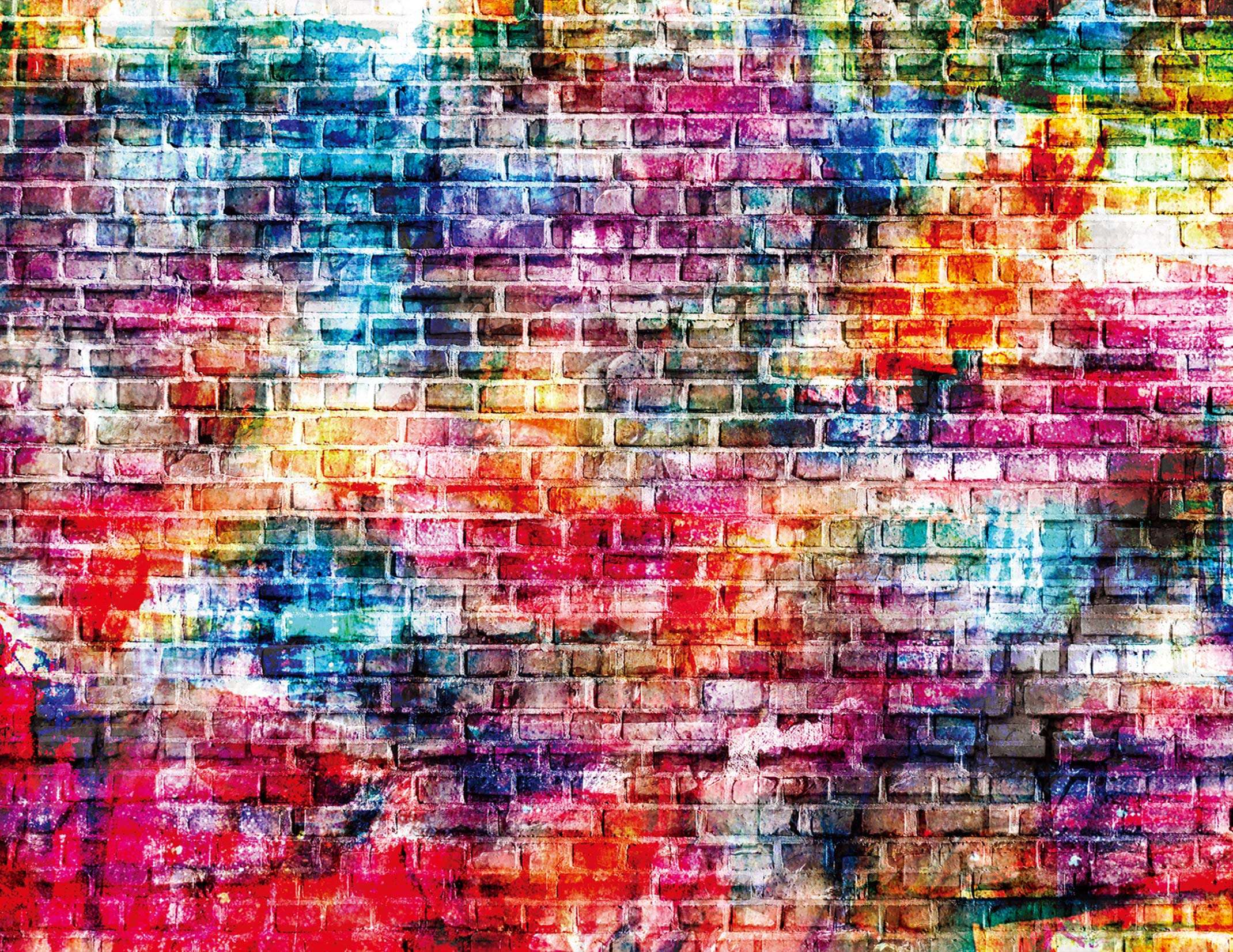 Dudaacvt 8x6ft Colorful Brick Wall Photography Backdrops Baby Birthday Party Wedding Graduation Home Decoration Photo Booth Studio Prop Banner Q013 2