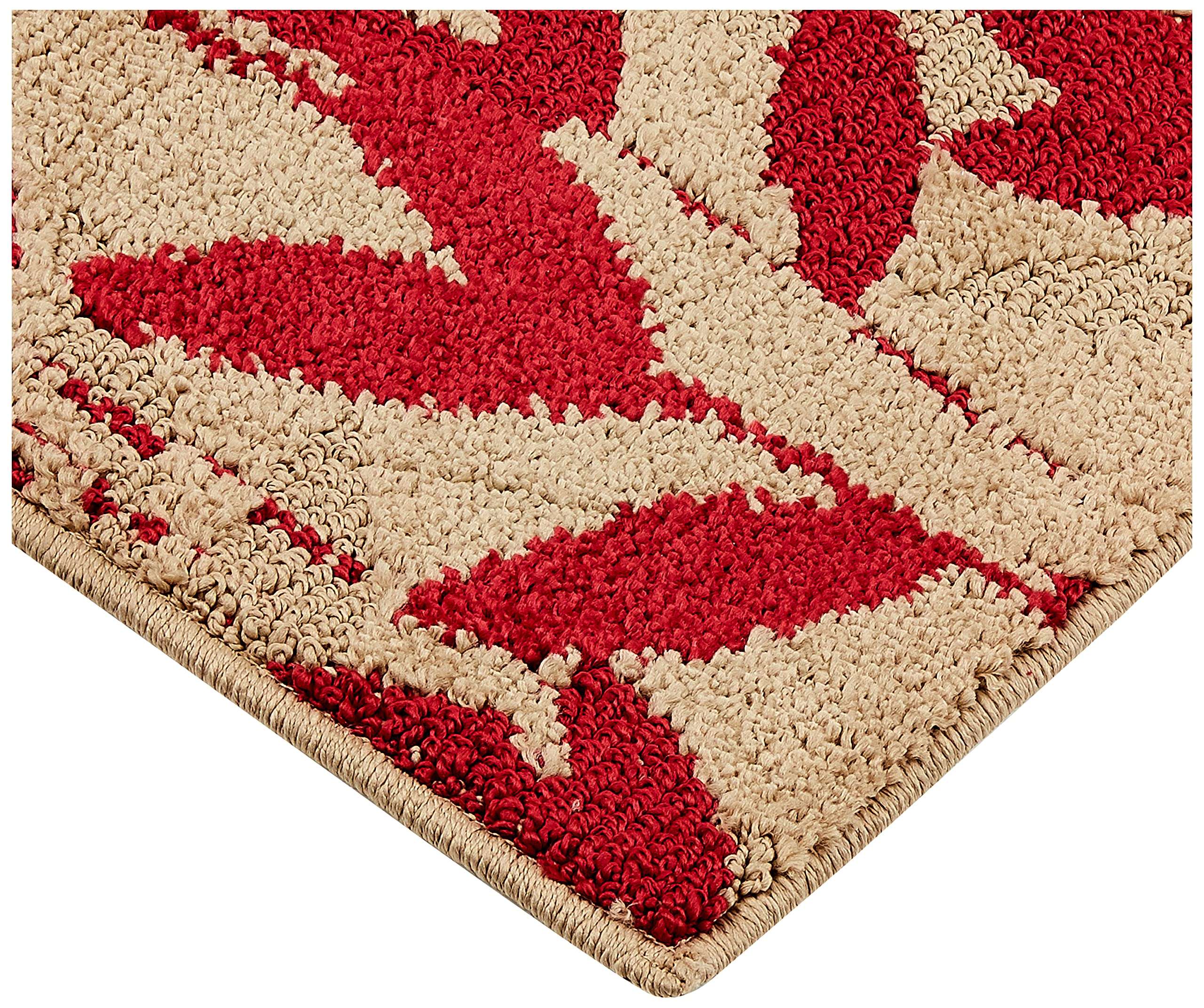 Spaces Solitaire Multi Colour Small Bath Mat Polyester 4