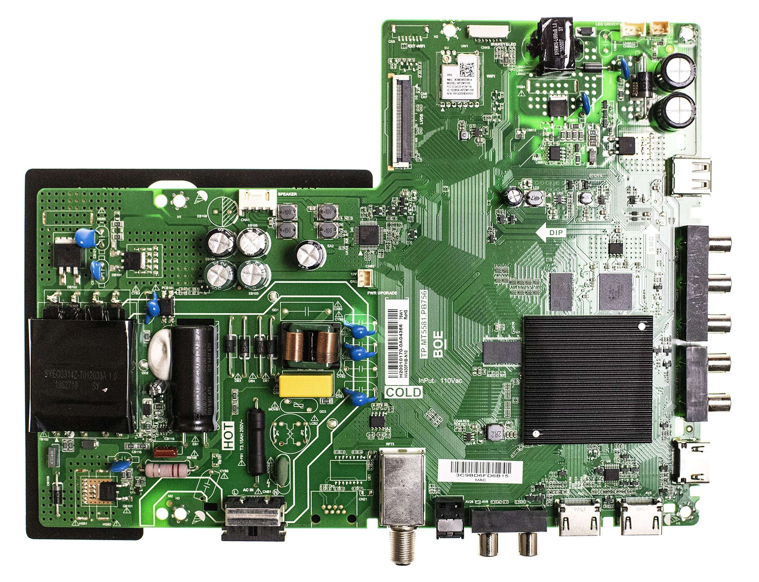 TEKBYUS 60103-00617 Main Board Power Supply for D43fx-F4