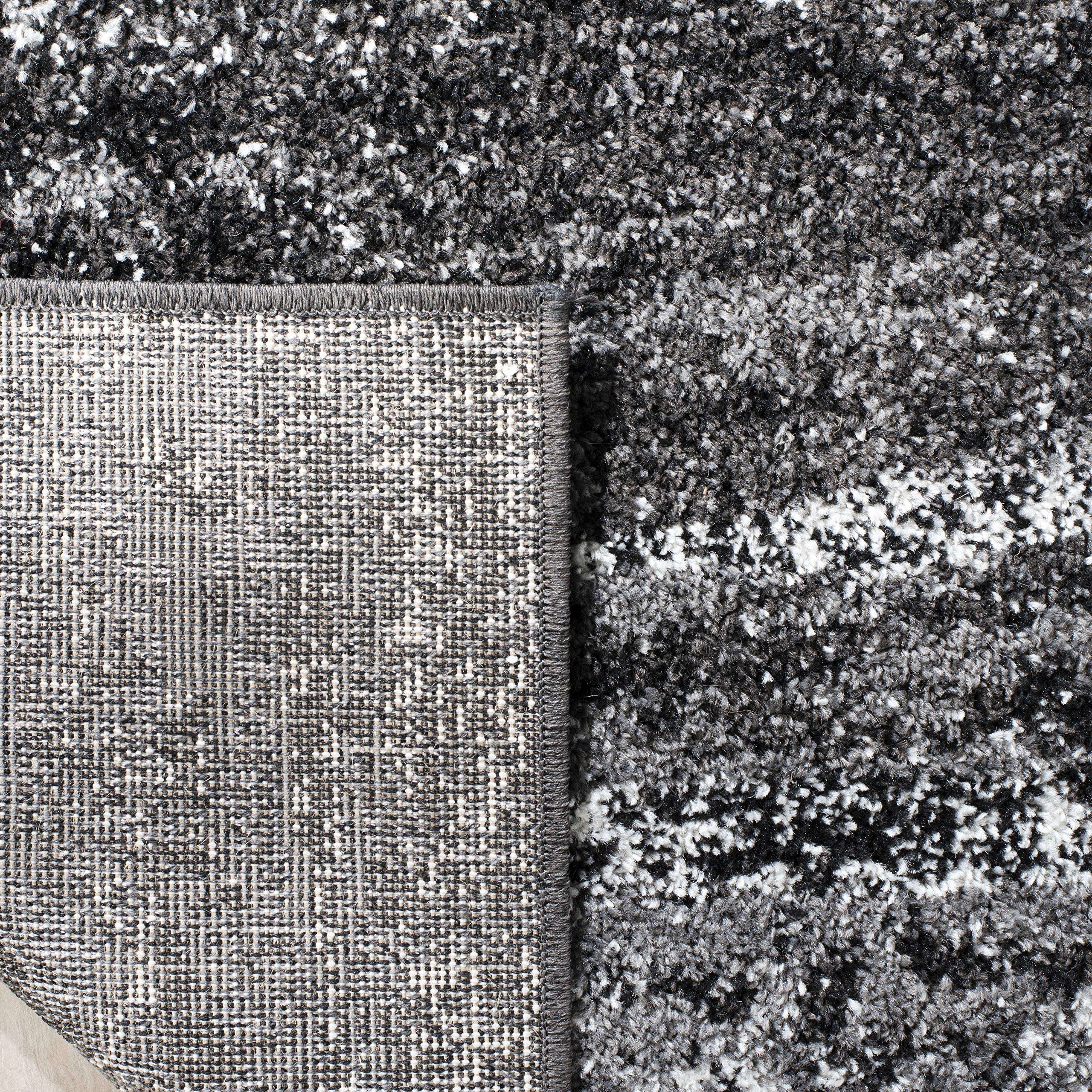 SAFAVIEH Adirondack Collection Runner Rug - 2'6" x 8', Silver & Black, Modern Abstract Design, Non-Shedding & Easy Care, Ideal for High Traffic Areas in Living Room, Bedroom (ADR112A) 4