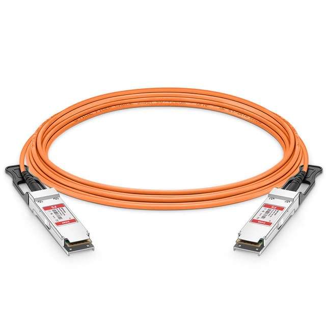 50m (164ft) 40G QSFP+ Active Optical Cable for FS Switches
