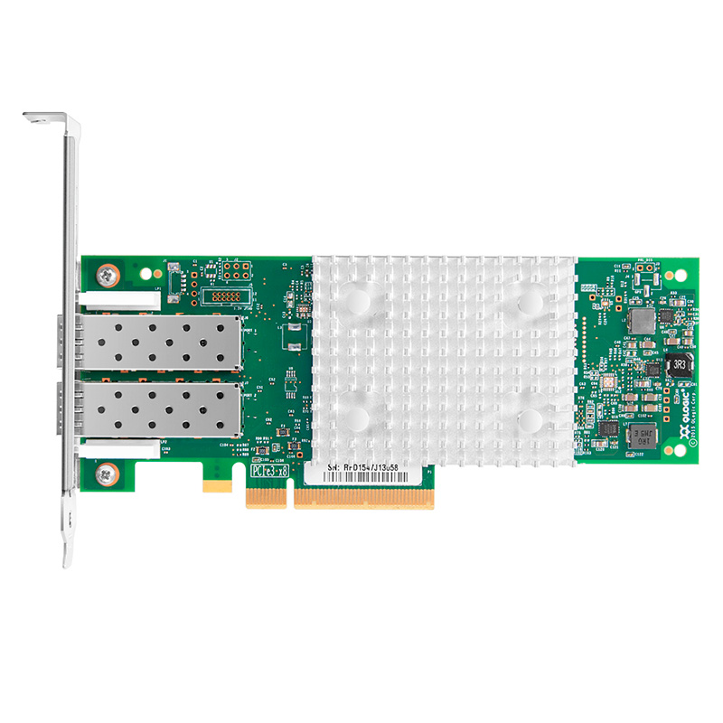 Marvell®QLogic® QLE2742-SR-CK Fibre Channel Host Bus Adapter, 32G Dual-Port SFP+, PCIe 3.0 x 8, Low Profile