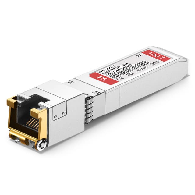 SFP+ 10GBASE-T Copper 80m RJ-45 Transceiver Module for FS Switches