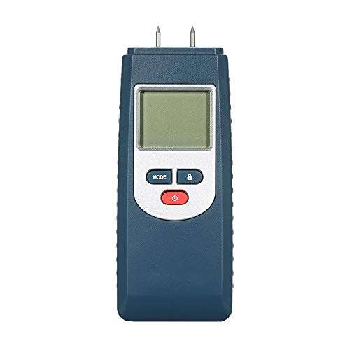 Z.L.FFLZ Moisture Detector Two Pins Digital Wood Moisture Meter Humidity Temperature Test Percent Accuracy Thermometer Hygrometer Detector Mini Tool