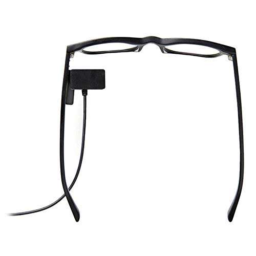 Lost Eye Glasses Locator Attaches to Your Glasses, Connects Wirelessly to a Smartphone via Bluetooth and uses a Free iOS/Android App, Compatible with Alexa