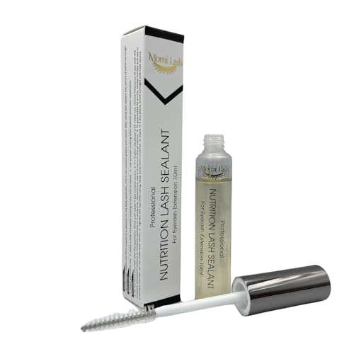 Momi Lash Sealant for Eyelash Extensions, Protective Layer for Cluster Lashes DIY Lash Extension Lash Sealer Long-Lasting 14 Days Lash Seal Clear10ml