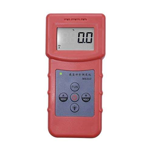 WZCUICAN Moisture Meters Inductive Moisture Analyzer Tester Wood Moisture Meter for Wood Lumber Timber Paper Bamboo Carton Concrete Metope