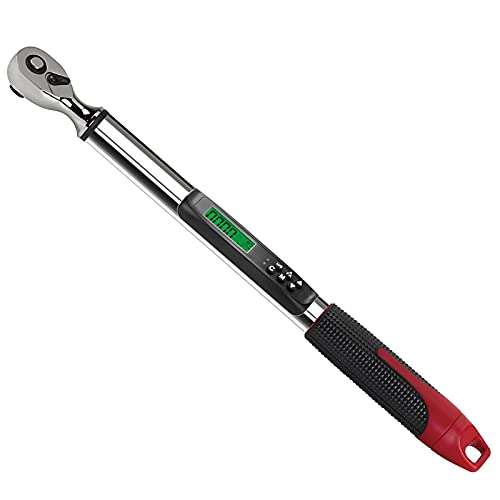 ACDelco ARM317-4A 1/2" Heavy Duty Angle Digital Torque Wrenches, Electronic Torque Wrench (1/2" 5.0 to 99.5 ft-lbs.)