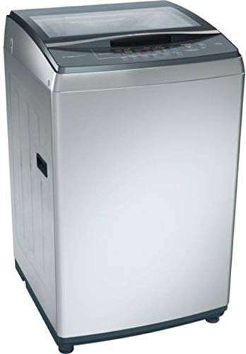 Bosch 7.5 kg Fully Automatic Top Load Washing Machine (WOA752S0IN, Silver)