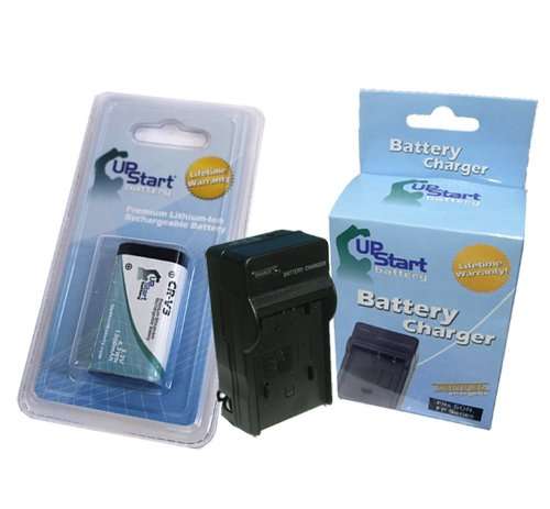 Replacement for Dimage F100 Battery and Charger - Compatible with Minolta CR-V3 Digital Camera Batteries and Chargers (1300mAh 3.3V Lithium-Ion)