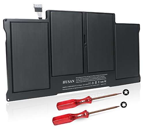 HUSAN New Laptop Battery for Apple MacBook Air 13'' A1466 (Mid 2012, Mid 2013, Early 2014, Early 2015) A1369 (Late 2010, Mid 2011 Version),fits A1496 A1377 A1405