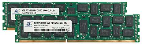 Adamanta 16GB (2x8GB) Server Memory Upgrade for HP Proliant ML350 G6 DDR3 1066MHz PC3-8500 ECC Registered 2Rx4 CL7 1.5v 36 IC