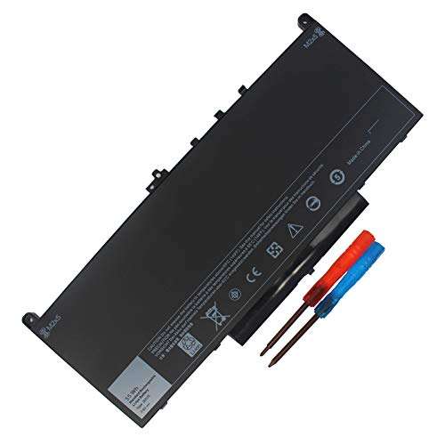 55WH J60J5 E7470 E7270 Laptop Battery Compatible with Dell Latitude E7270 7270 P26S001 E7470 7470 P61G001 Notebook R1V85 MC34Y 242WD PDNM2 GG4FM WYWJ2 1W2Y2 451-BBSX 451-BBSY 451-BBSU