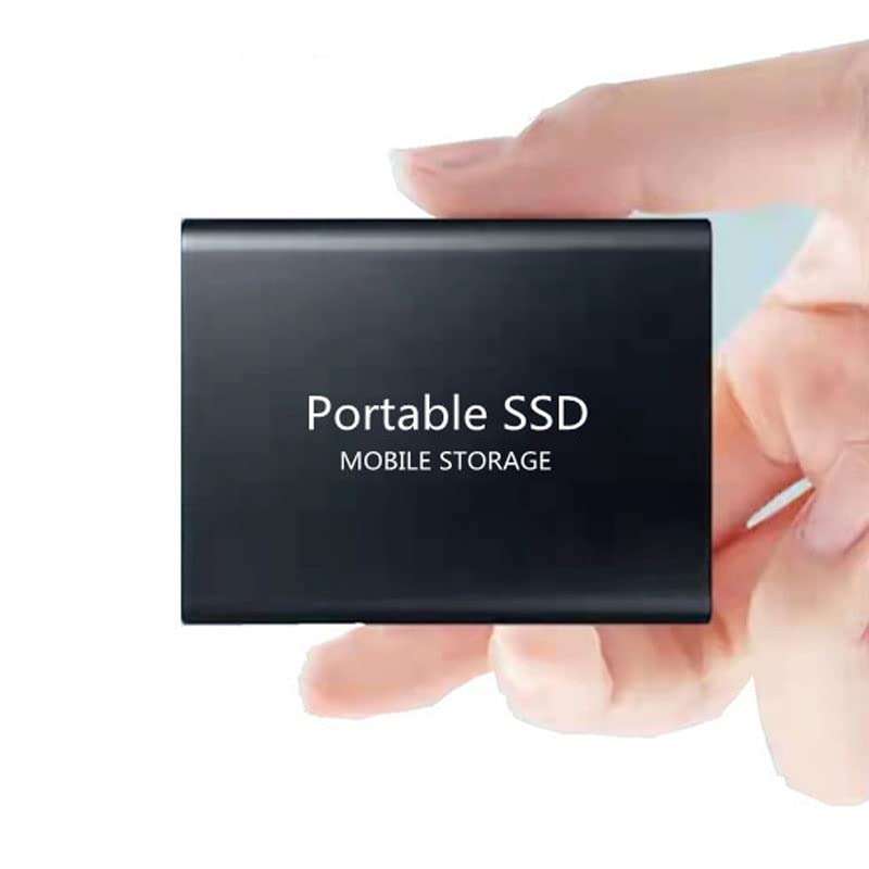 USB 3.1 External Solid State Drive, Black Portable SSD, Mini Hard Drive High Capacity, for PC Laptop Mac Data Storage and Transfer (Size : 10TB)