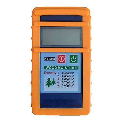 L.J.JZDY Mini Moisture Meter Digital Inductive Wood Moisture Meter Testers Paper Tree Timber Humidity Meters Measuring Range 2~90% 0.1 Accuracy
