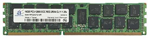 Adamanta 16GB (1x16GB) Server Memory Upgrade for HP Proliant DL380e G8 with Intel Xeon E5-2400v2 Series CPU DDR3 1600Mhz PC3-12800 ECC Registered 2Rx4 CL11 1.35v