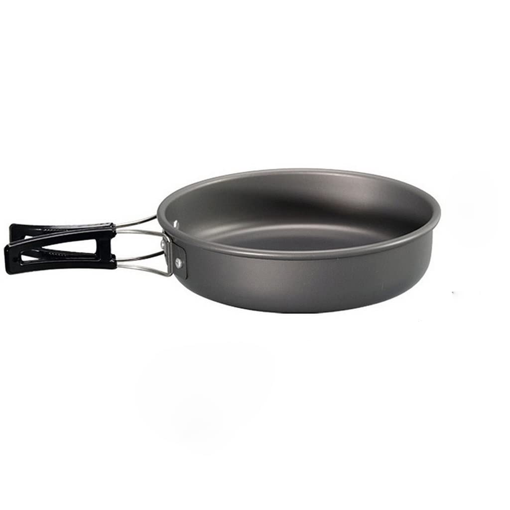 BBQ Grill Outdoor Hot Pot Cooker BBQ Grill Multifunctional BBQ Grill Non Stick Plate Barbecue Pan Hot Pot (Color : Black, Size : Medium)