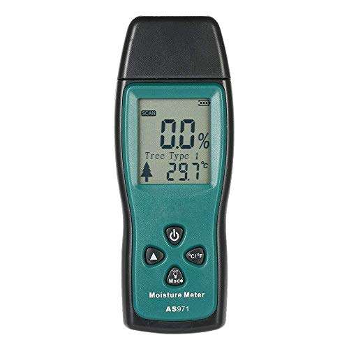 KXA Moisture Meter Wood Moisture Meter Humidity Tester Timber Damp Detector Paper Digital Moisture Meter Test Wall Moisture Humidity Tester