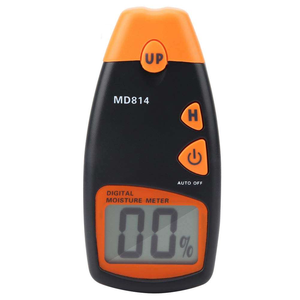 CICIN Wood Moisture Meter LCD Display, Digital Wood Moisture Meter Humidity Tester Measuring Detector (Batteries Not Included)