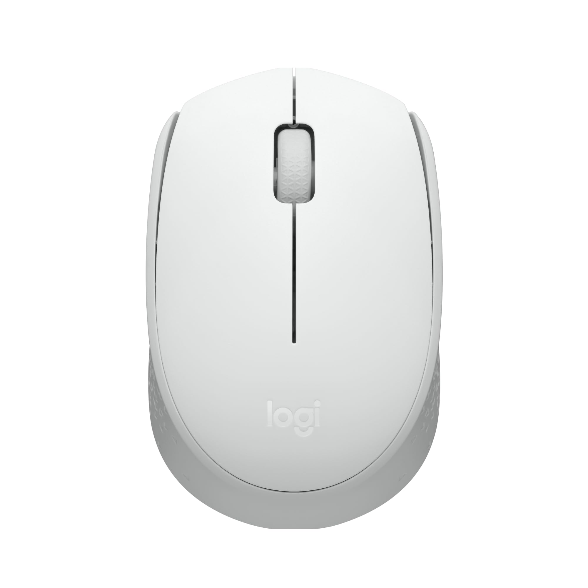 Logitech M170 Wireless Mouse for PC, Mac, Laptop, 2.4 GHz with USB Mini Receiver, Optical Tracking, 12-Months Battery Life, Ambidextrous - Off White