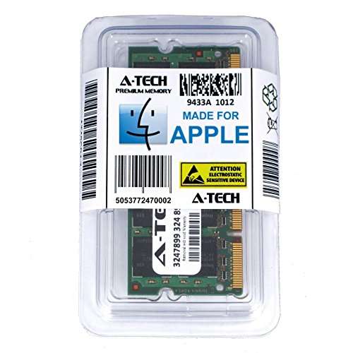 A-Tech for Apple 4GB Module PC2-5300 667MHz iMac MacBook Pro Early 2008 Mid 2007 Mid 2007 MA897LL/A A1229 MB133LL/A A1260 MB134LL/A MB166LL/A A1261 MA876LL A1224 MA877LL MA878LL A1225 Memory RAM