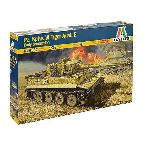 Italeri 6557 Tiger I Ausf. E Early Production 1/35 Scale Plastic Model Kit